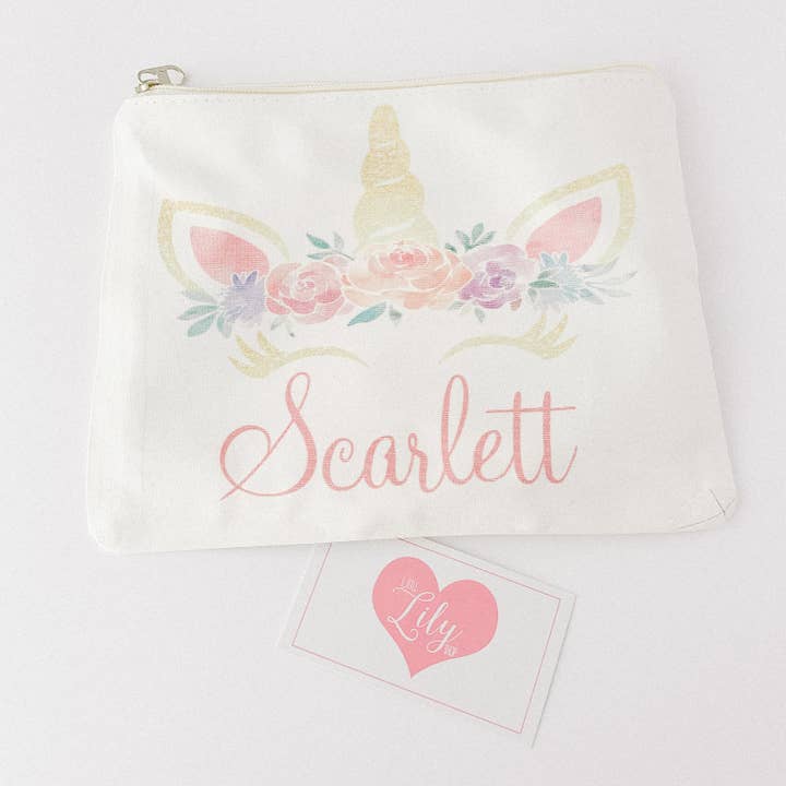 Lux Customized Makeup Bag for wholesale by Little Lily Shop
