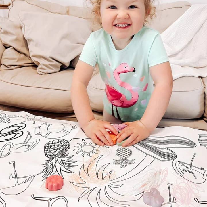 Creative Crayons Workshop - Wholesale Coloring Tablecloth - Kids & Baby - Beach Coloring Tablecloth