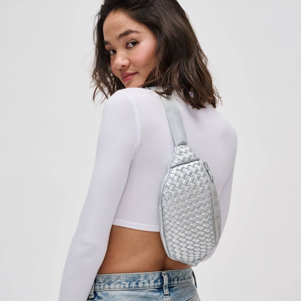 Sol and Selene - Wholesale Belt Bag - Women's - Aim High Woven Neoprene Belt Bag123