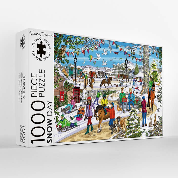SNOW DAY - Emma Joustra Jigsaw Puzzle for wholesale by Great British Jigsaws