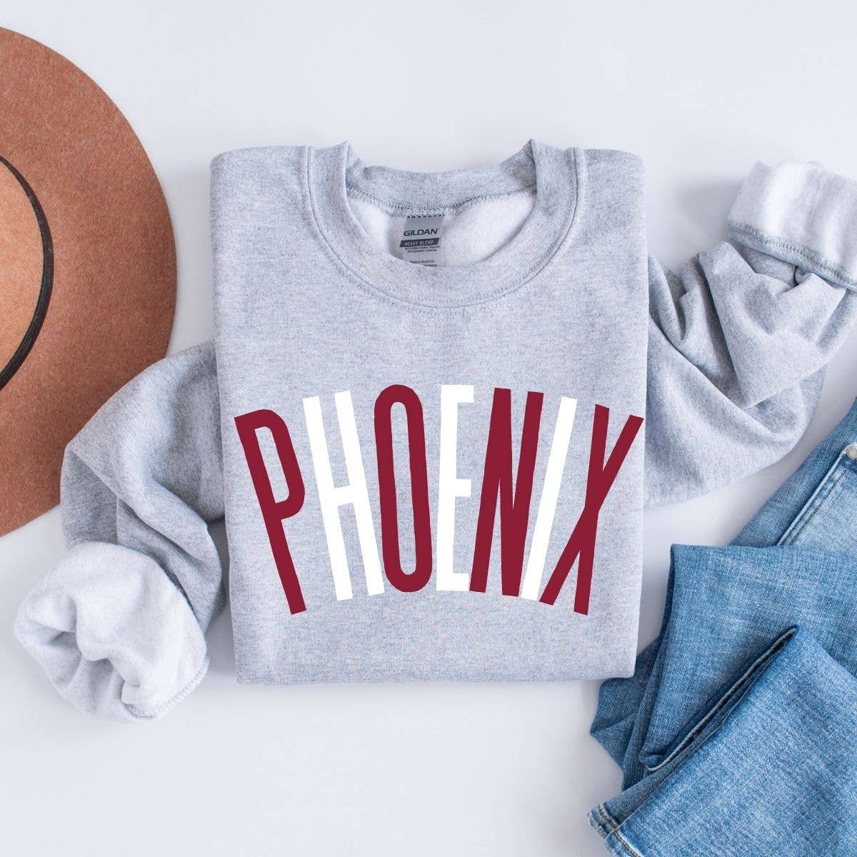 La Bella Rose Boutique - Vente Sweat-shirt à imprimés – femme - Sweat-shirt d'équipe personnalisé, pull universitaire, cadeau sportif12