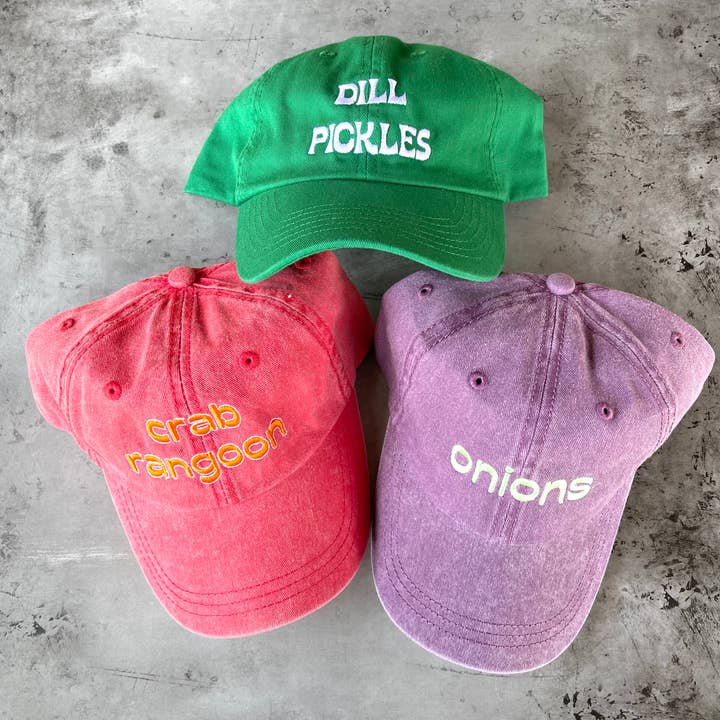 The Silver Spider - Wholesale Baseball Cap - Unisex - Onions foodie chef restaurant Baseball Cap Dad Hat2