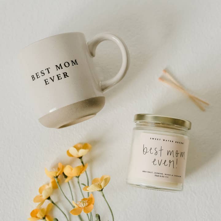 Sweet Water Decor - Wholesale Jar/Filled Candle - Best Mom Ever! 9 oz Soy Candle - Home Decor & Gifts