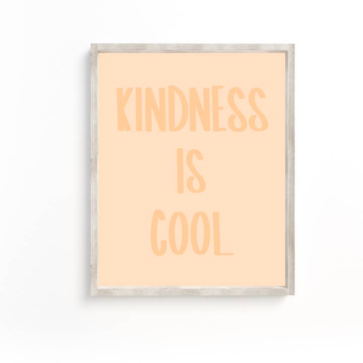 Freundlichkeit ist cool Peach Print (8 x 10) (11 x 14) für den Großhandel von love, Holston