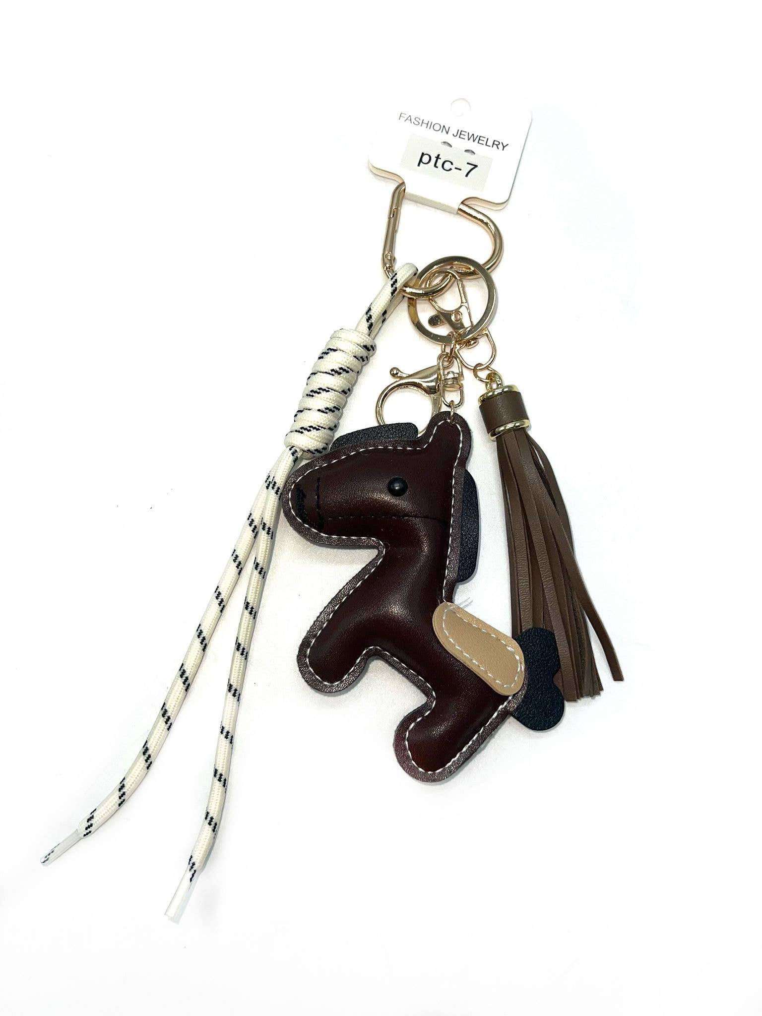 LINETA – Großhandel Schlüsselanhänger – Damen – PTC-7 Trendiger Schlüsselanhänger mit Pferdemotiv7