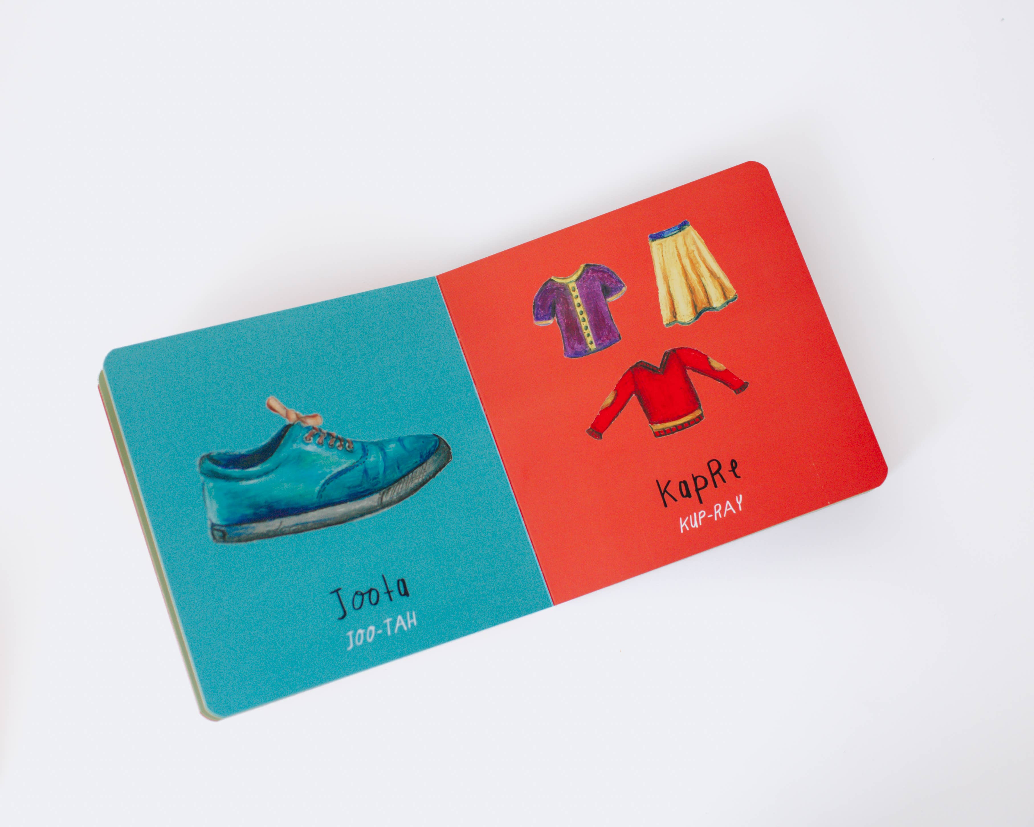 Hindi By Reena - Wholesale Baby & Toddler Book (0-2) - My First Hindi Words! (Bilingual Board Book)3