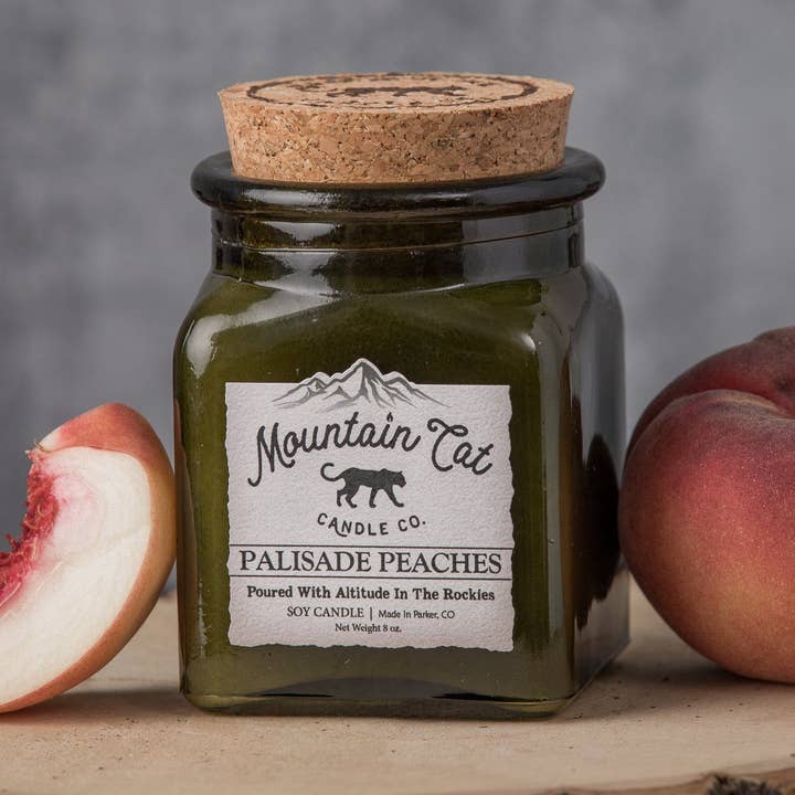 Palisade Peaches – (made to order, starting at $5) for wholesale by Mountain Cat Candle Co