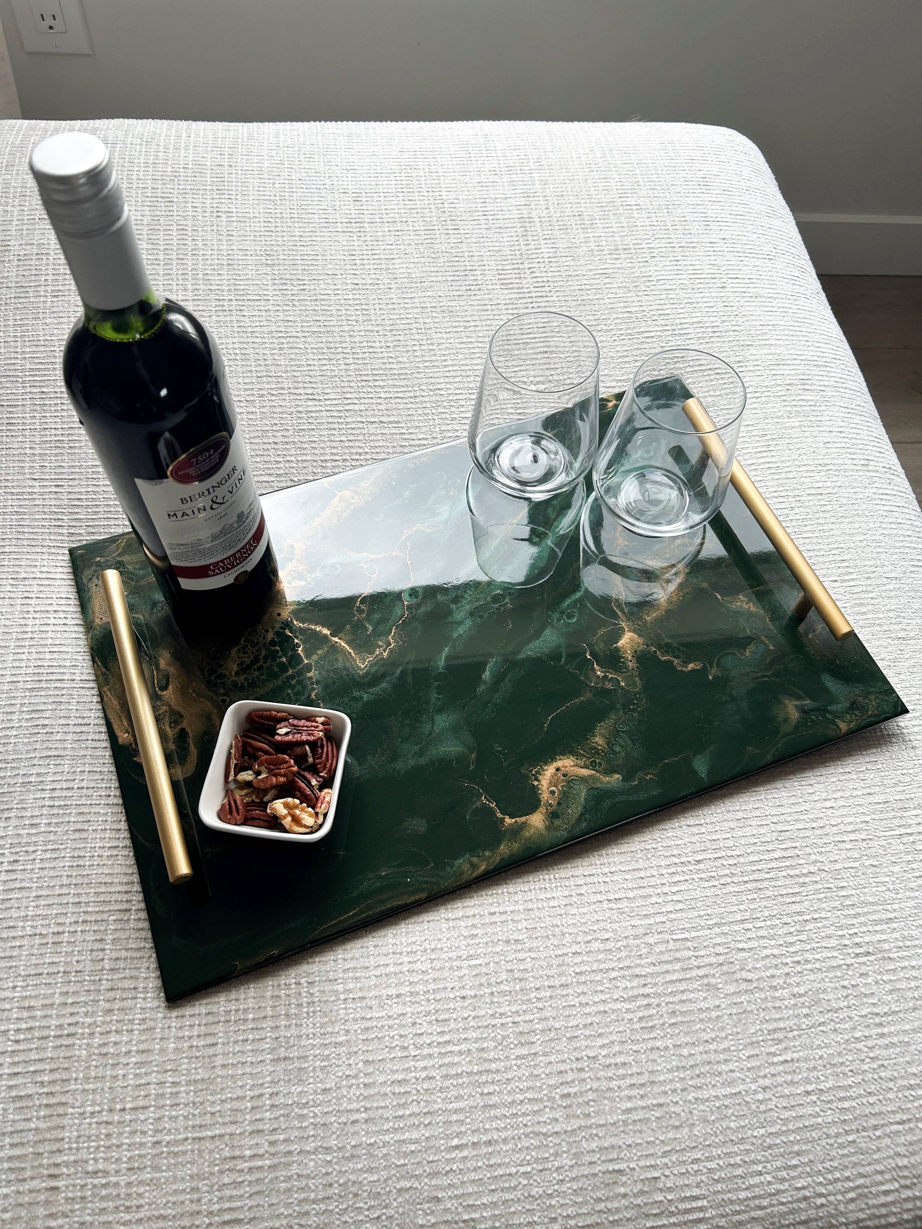 Lynn & Liana Designs - Wholesale Dienblad - Hars serveerschalen met handvatten - GEEN TARIEVEN! Feestdecoratie10