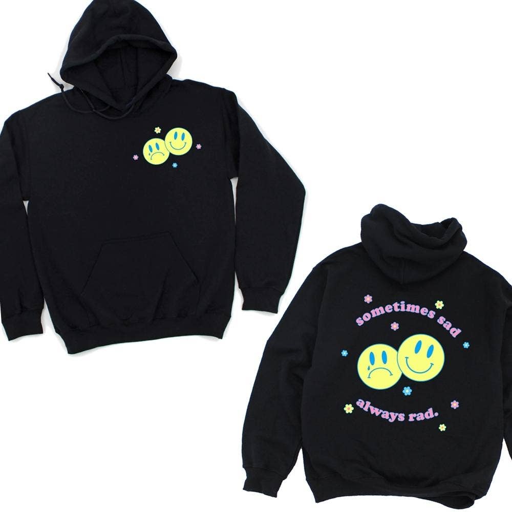 The Funnel Cake Tree – Engroshandel Hoodie – Kvinder – Nogle gange Trist ALTID Rad Pullover Hoodie 😊 😔3