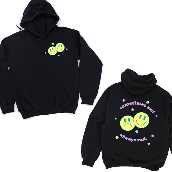 The Funnel Cake Tree – Engroshandel Hoodie – Kvinder – Nogle gange Trist ALTID Rad Pullover Hoodie 😊 😔3