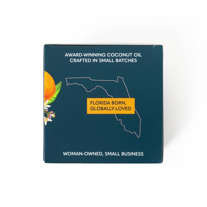 Conscious Coconut - Wholesale Body Scrub/Exfoliant - Sunshine in a Jar - Florida Orange Coconut Oil Sugar Scrub1