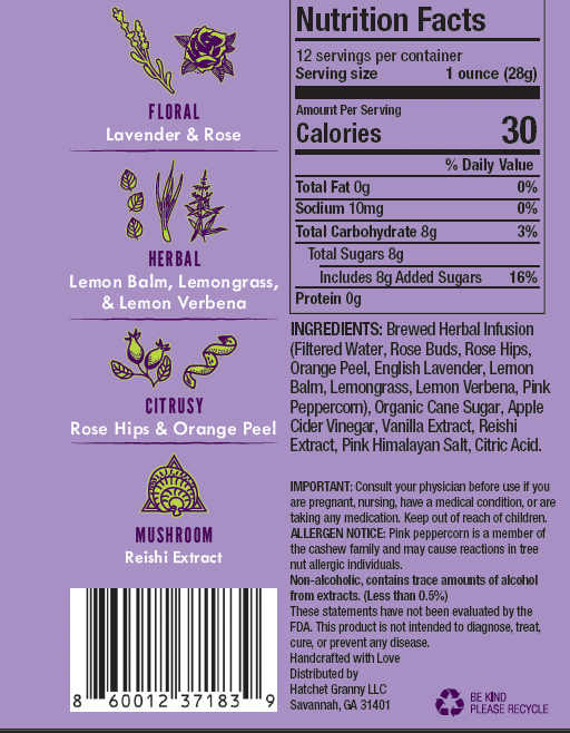 Hatchet Granny - Wholesale Non-Alcoholic Spirits/Wine/Beer - Heartbreak Healer Botanical Mixer 12oz. Bottle 3