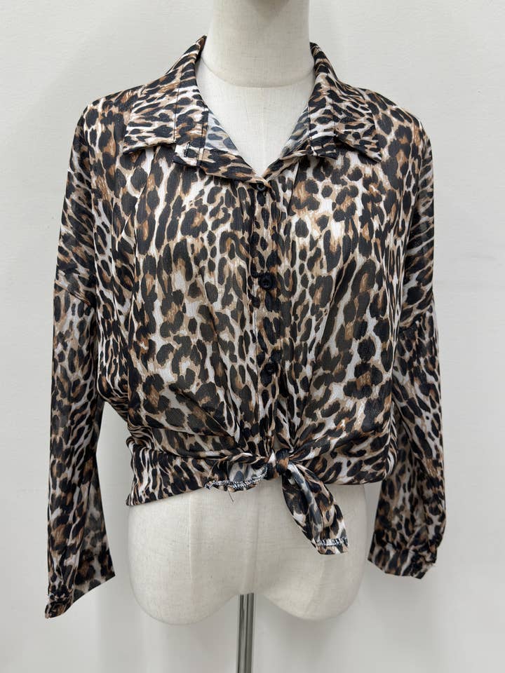 LEOPARD PRINT SHIRT for wholesale by Kis 2