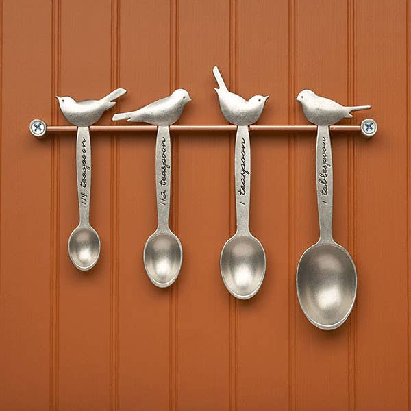 Fågel Mäta skedar för wholesale av Beehive Handmade