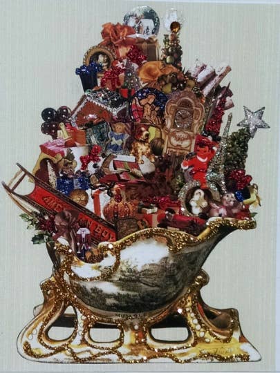 Santa's Sleigh for wholesale by Erica DiPaolo Designs