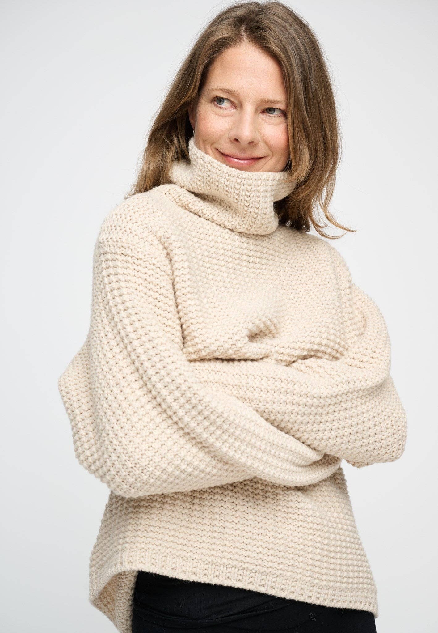 havermout eerlijk gebreide wol voor groothandel op Faire4