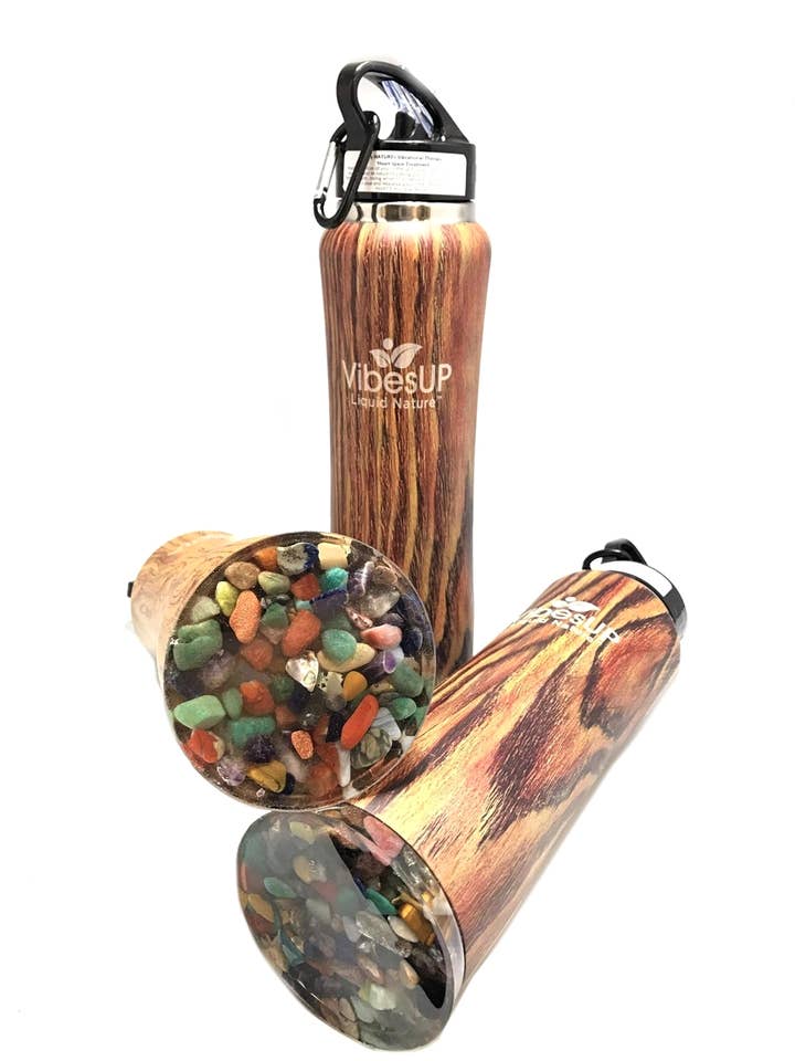 34oz Straw EARTH on the BOTTOM Bottle Redwood Style for wholesale by Vibesup