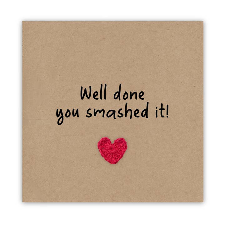 Well Done You Smashed it Card for wholesale by Fifi's Handcrafted