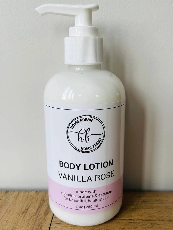 Lotion pour le corps Vanilla Rose pour la vente par Home Fresh DV
