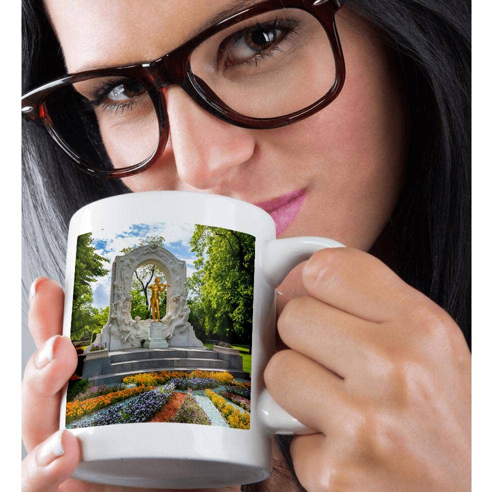 3dRose - Wholesale Coffee Mug - 3dRose, Mozart Statue in Burggarten, Vienna, Austria, Mug9