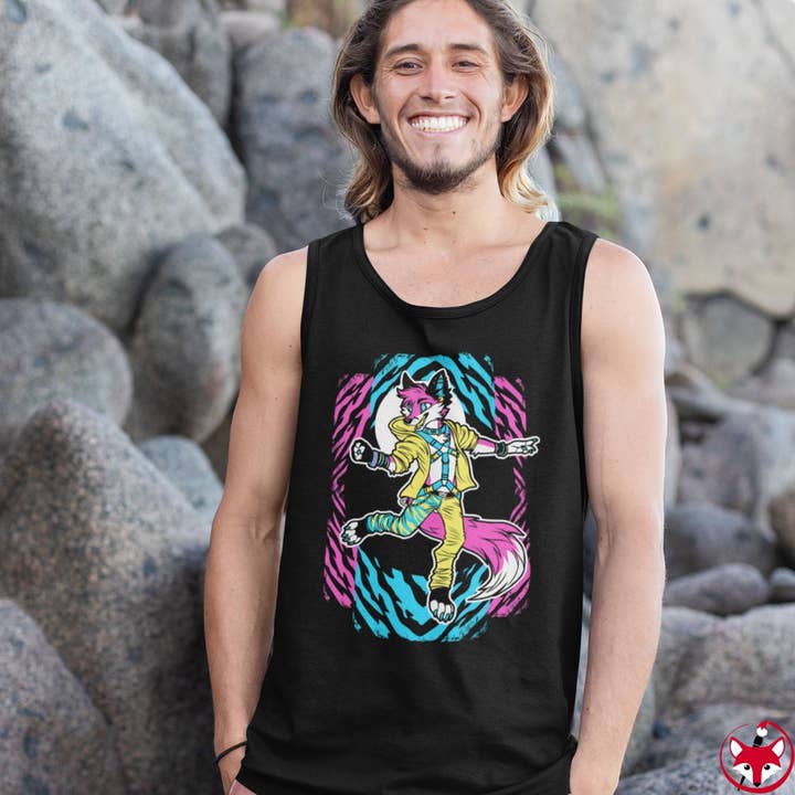 Rave Fox - Tank Top for engroshandel hos Artworktee