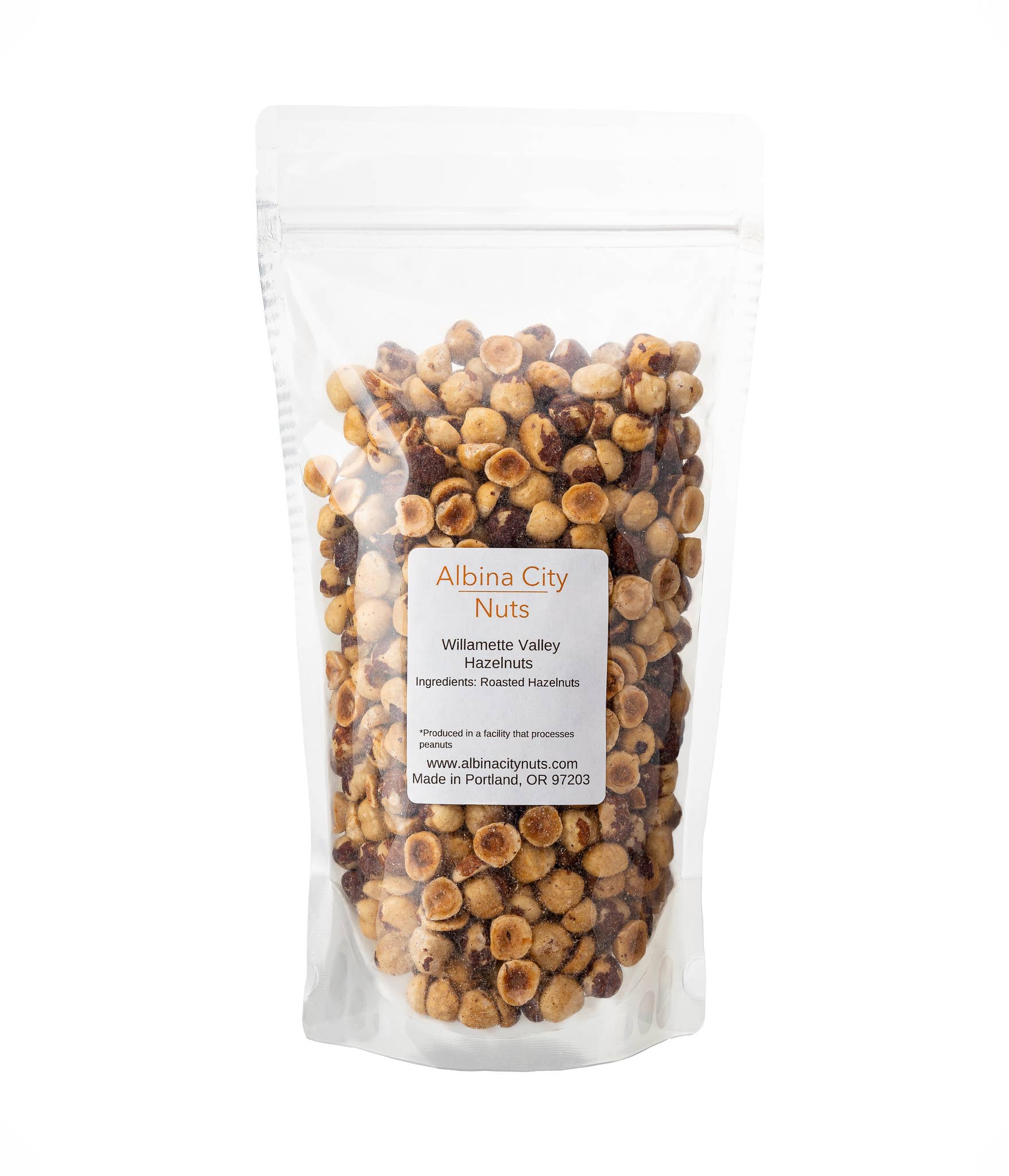 Albina City Nuts - Wholesale Nuts - Willamette Valley Hazelnuts- 1lb. bag1