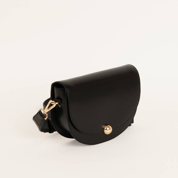 Maradji - Wholesale Shoulder Bag - Women's - NOA RECYCLED BLACK LEATHER BAG10