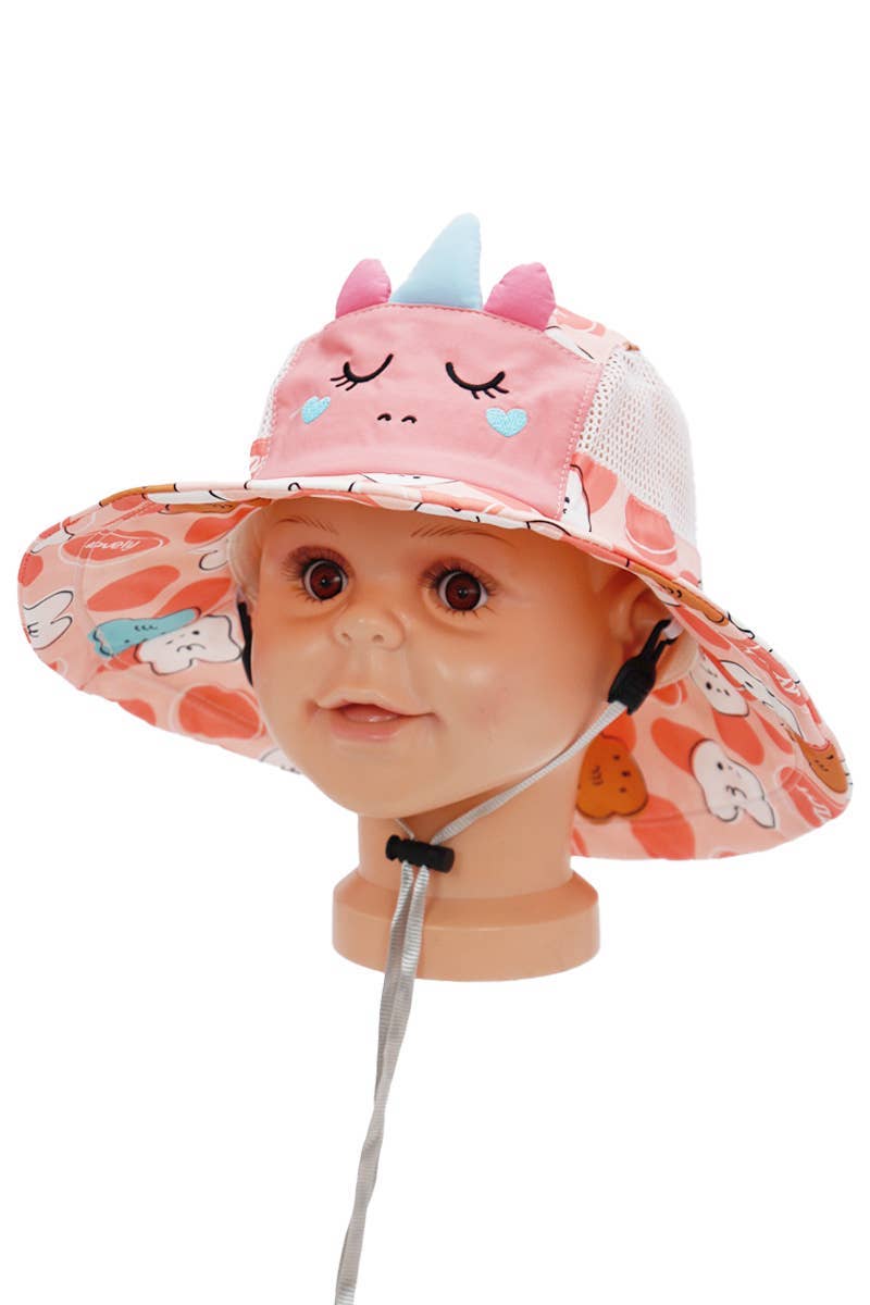 Assorted Kids Animal Pals Wired Dome Brim Bucket Hat for wholesale on Faire1
