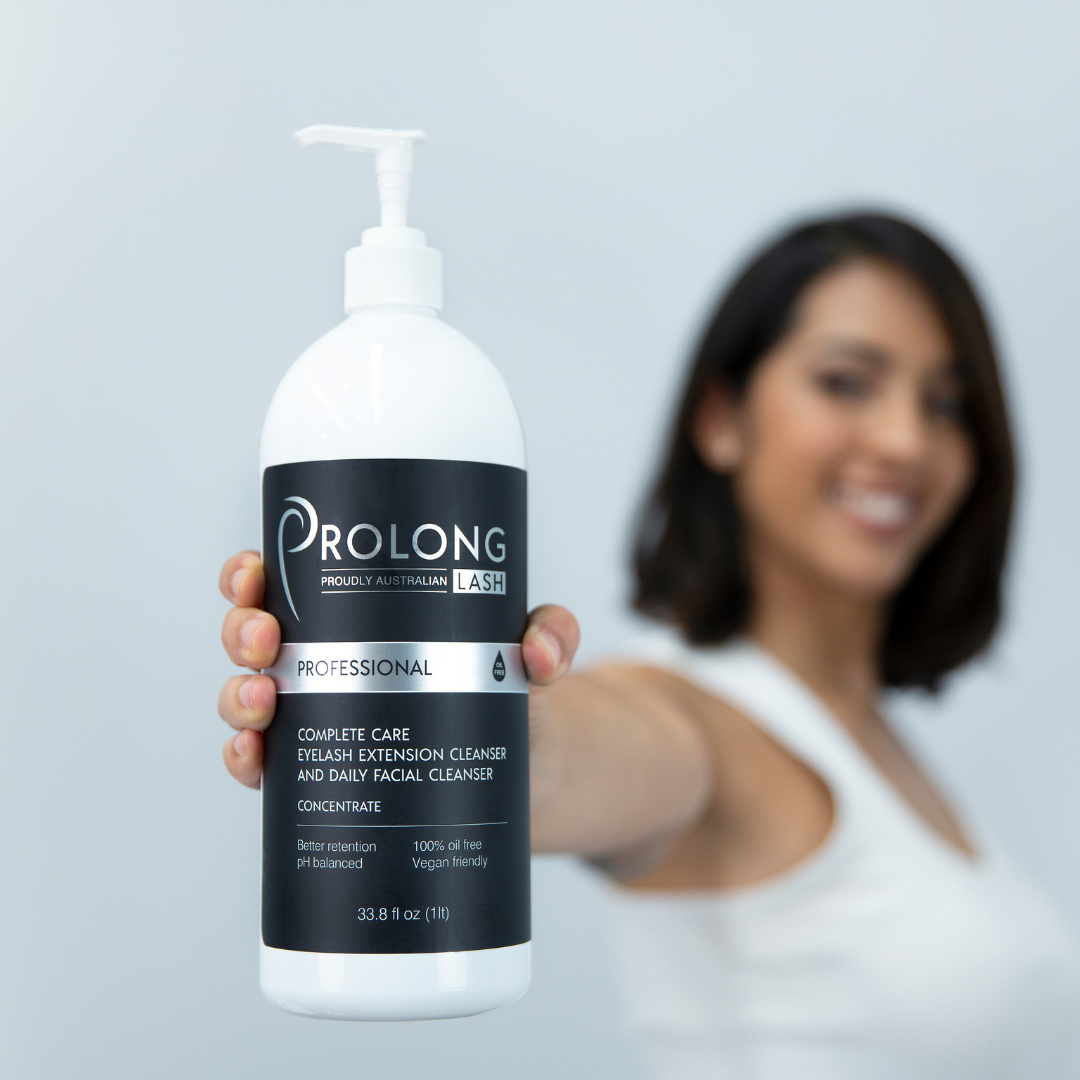 Prolong Lash - Wholesale Eyelash/Brow Serum - EYELASH EXTENSION CLEANSER CONCENTRATE - 1 Litre Pump Bottle9