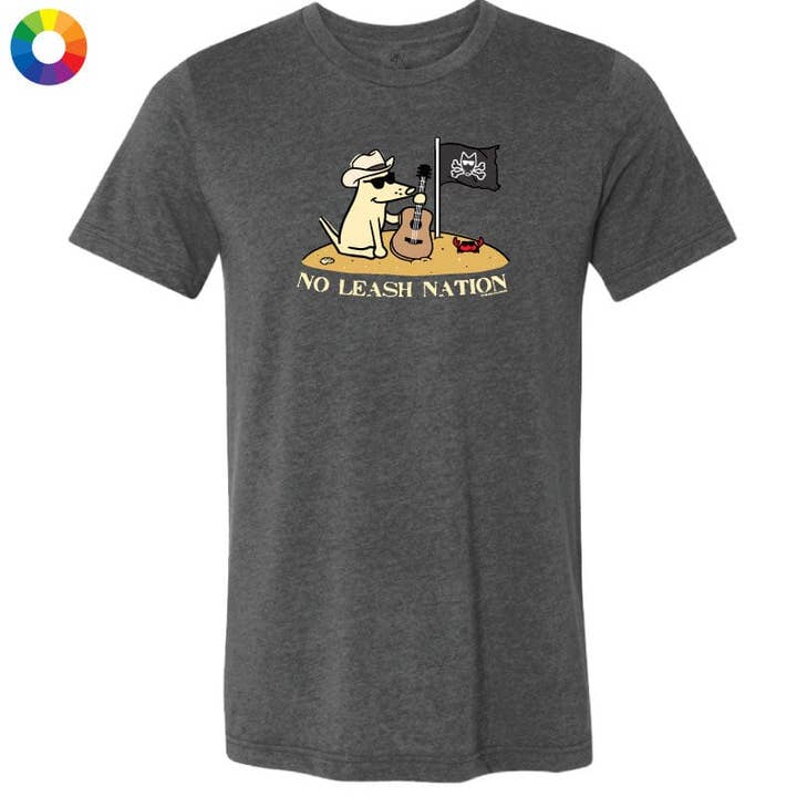 No Leash Nation - Camiseta Ligera para venta al por mayor de Teddy the Dog