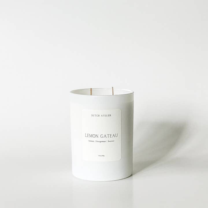 Dutch Atelier - Wholesale Jar/Filled Candle - Lemon Gateau 11oz soy candle1
