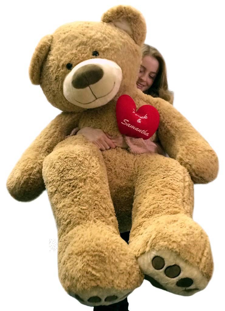 Big Plush - Vente Peluche – enfant et bébé - Ours en peluche géant personnalisé pour la Saint-Valentin, doux et lourd, 1,5 m4