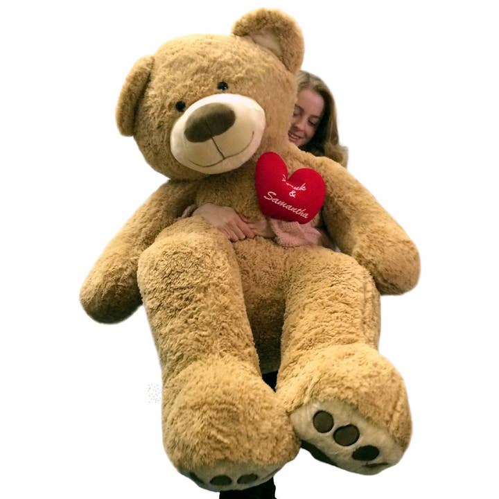 Big Plush - Vente Peluche – enfant et bébé - Ours en peluche géant personnalisé pour la Saint-Valentin, doux et lourd, 1,5 m4