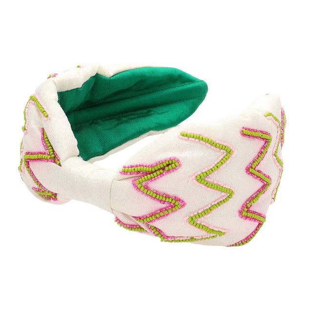 Madeline Love – wholesale Fashion headband – women's – Zigzag Chevron Patterned Headband3