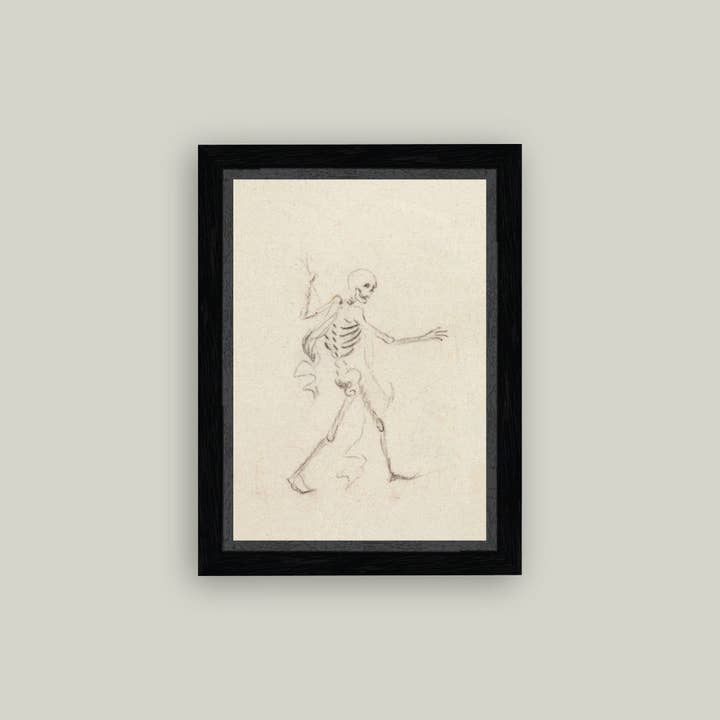 Petal Lane Home - Wholesale Art Print - Walking in a Dead Man's Bones Framed Antique Art