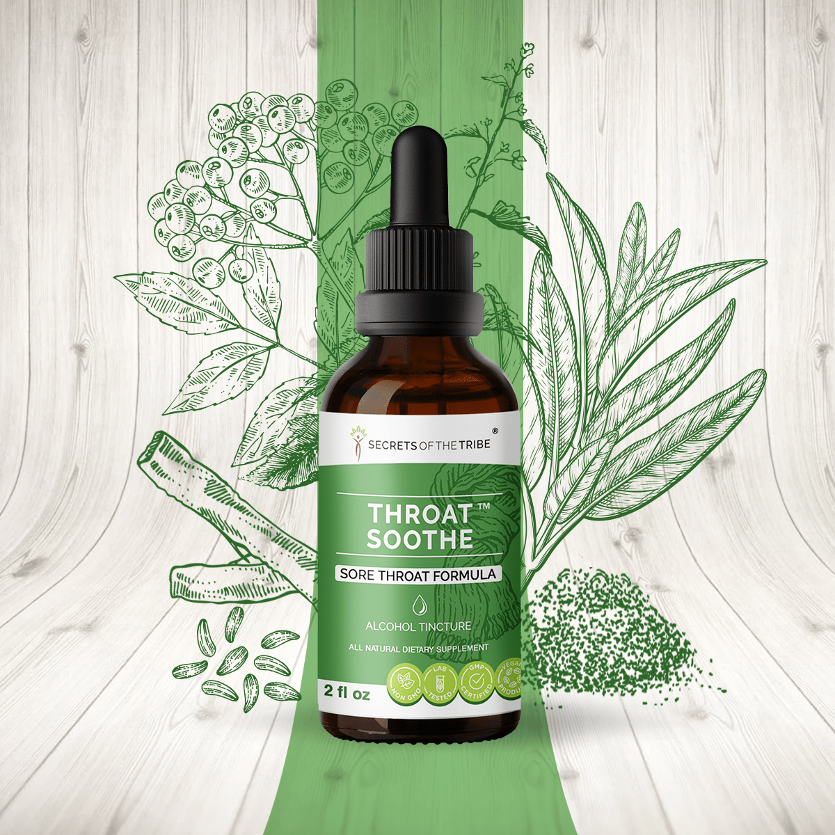 Secrets Of The Tribe - Wholesale Oral Supplement/Vitamin - Throat Soothe. Sore Throat Formula4