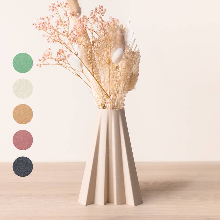 Copo Design - Wholesale Vase - Dried flowers Vase - Wood based and plastic free - Aero