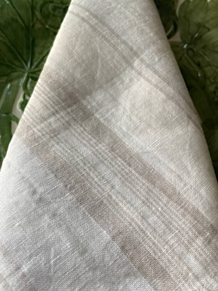 Franske rene linnemelange 18 servietter for engroshandel hos La Maisonnette