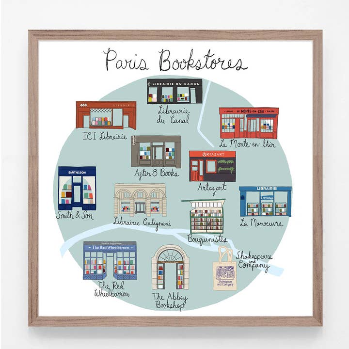 Livrarias de Paris Imprimir por atacado de London Block by Block