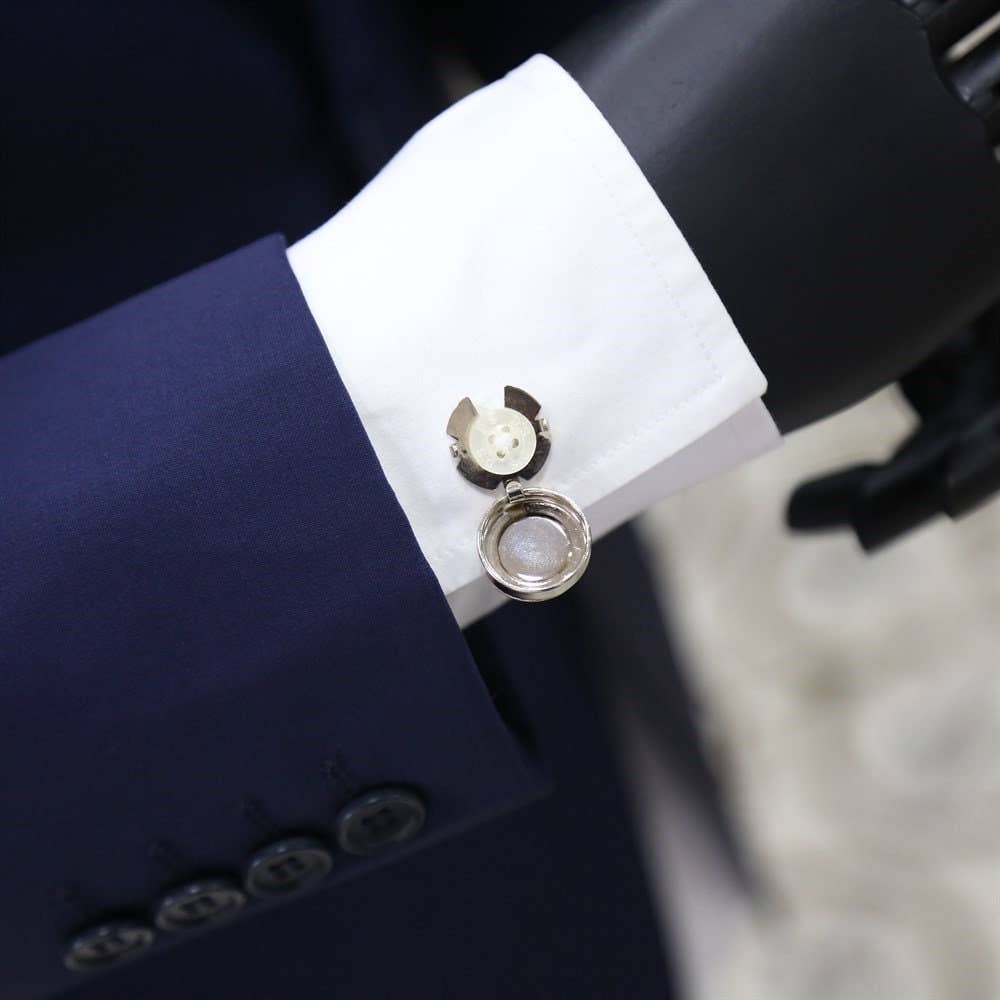 COOLMENCLUB - Wholesale Cufflinks - Button Cover Cufflinks Handmade Cuff Links Unique Design3