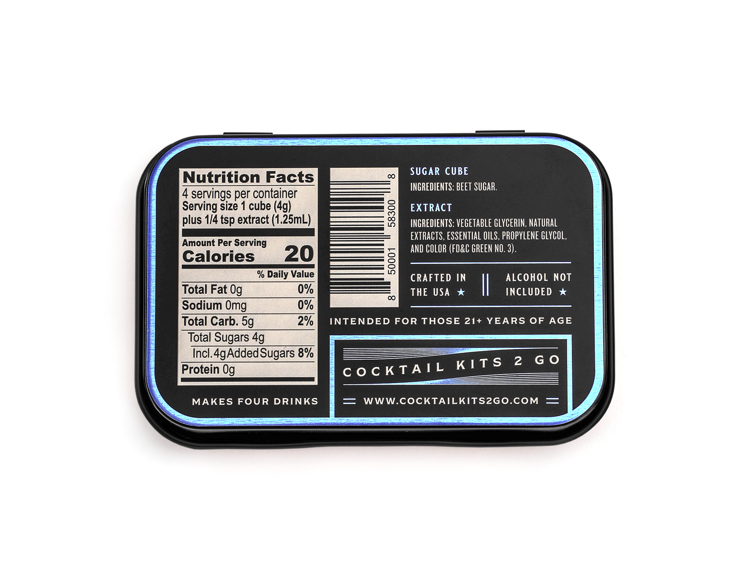 Cocktail Kits 2 Go - Wholesale Cocktail Mix/Syrup - Gin Smash Cocktail Kit1