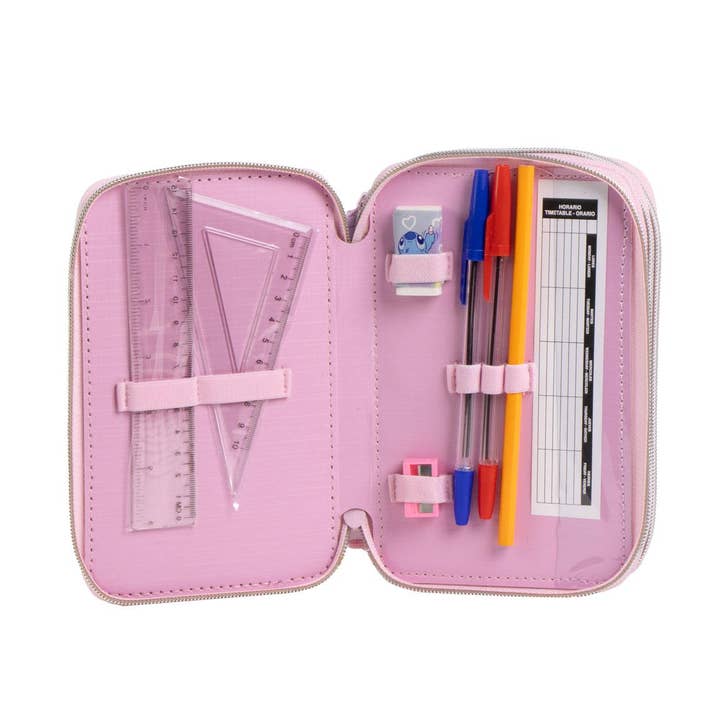 Mastoys, S.L. - Wholesale Pencil Case/Pouch - GIOTTO STITCH PENCIL CASE WITH ACCESSORIES - 27000016522