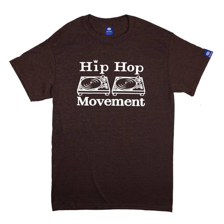 Camiseta movimiento hip hop (blanco/rojizo) para venta al por mayor de Aerosoul Limited