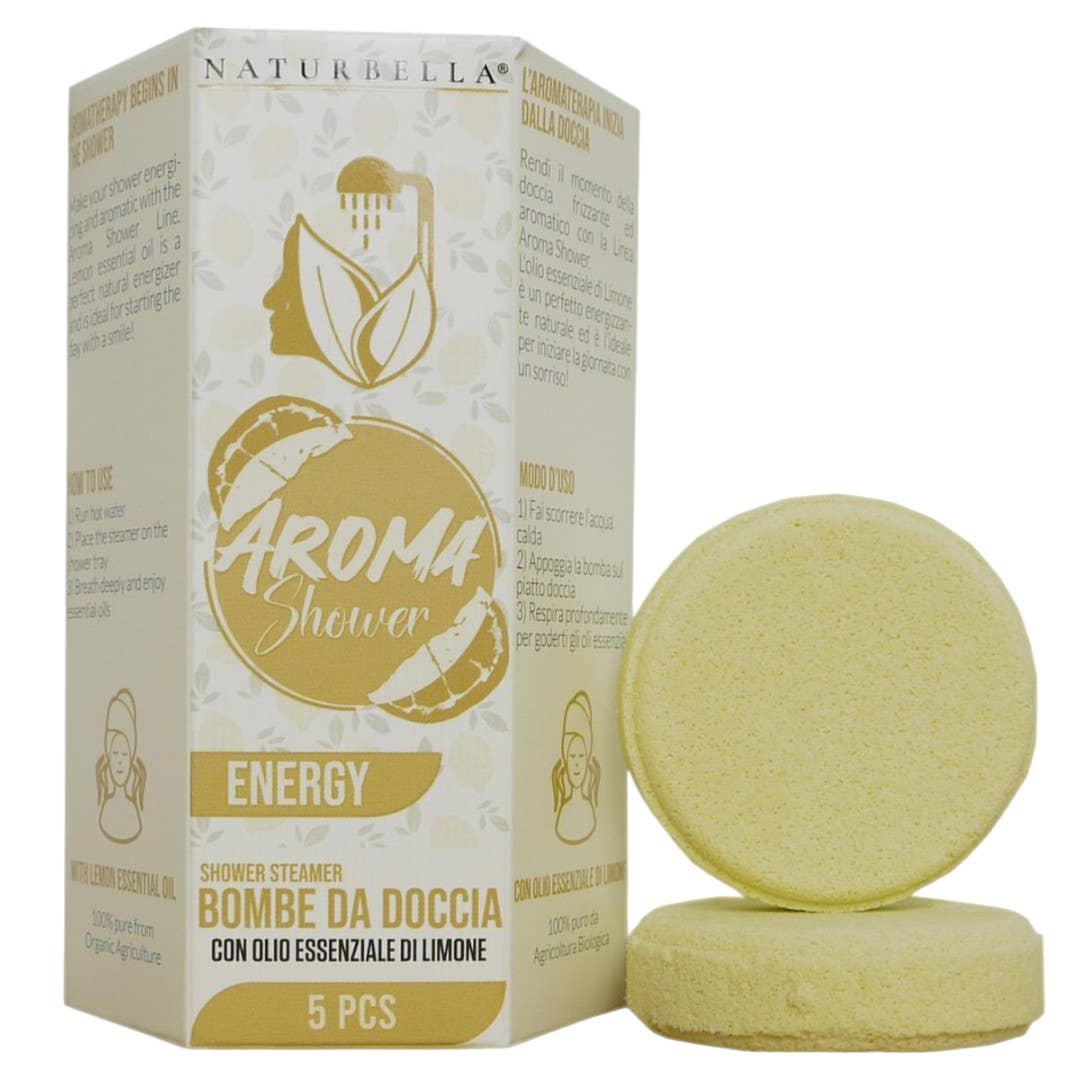 pirotta srl - Wholesale Bath Bomb/Fizz - Hx5 Energizing Lemon Shower Bombs 5 Pcs.0