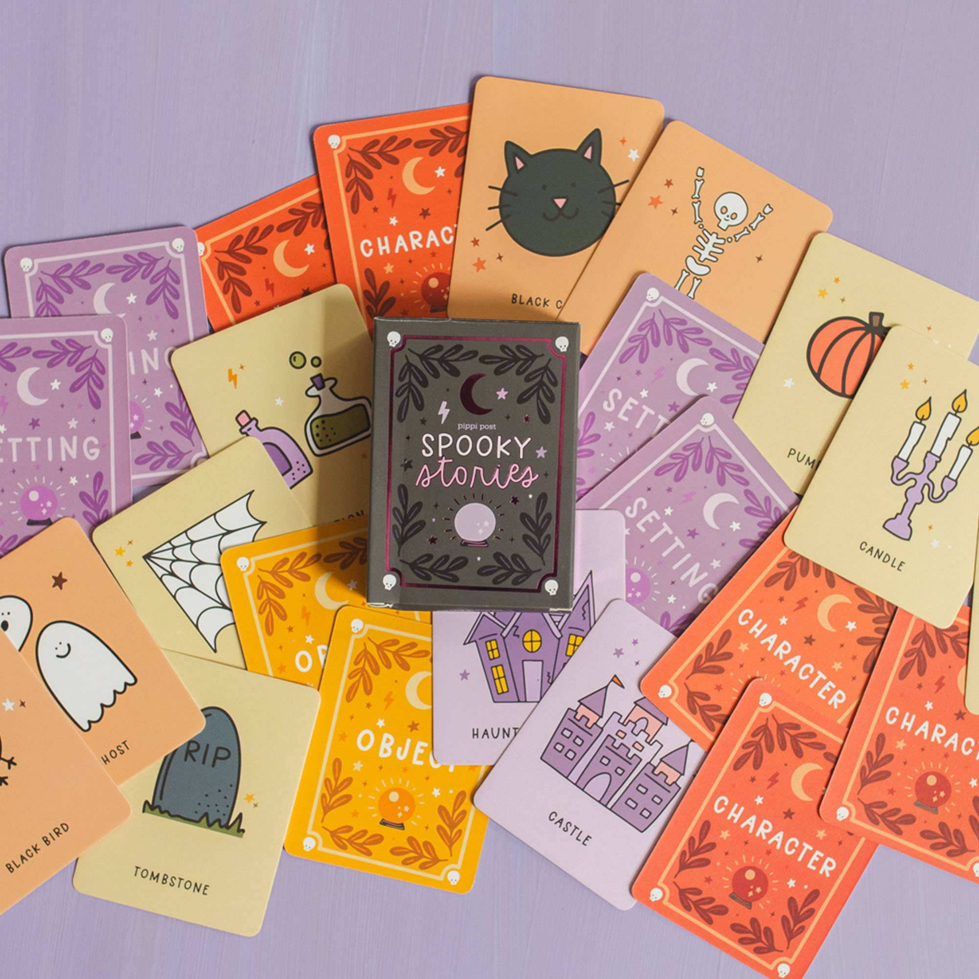 Pippi Post - Wholesale Playing Cards - Spooky Stories Storytelling Prompts Card Game3