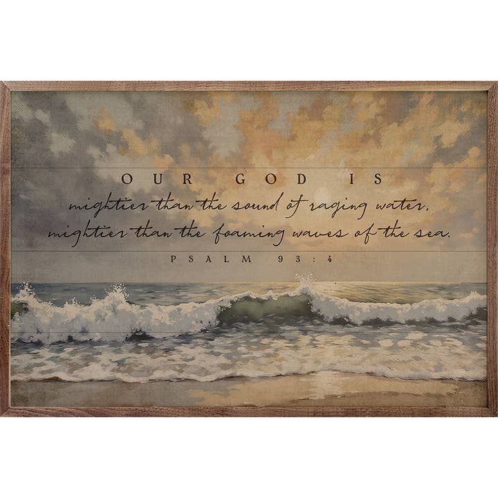 Our God Is Mightier Psalm for wholesale by Kendrick Home