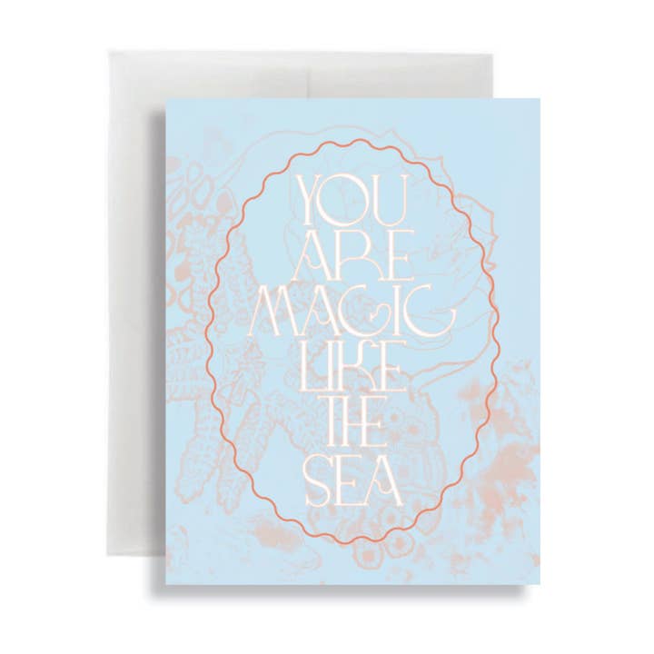 Fortuna Stationery - Wholesale Love Card - Greeting Card_Magic Sea0