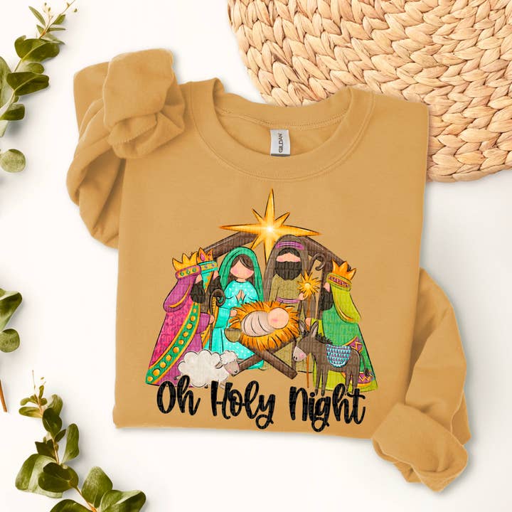 O Holy Night DTF Transfer por atacado de K and M Designs