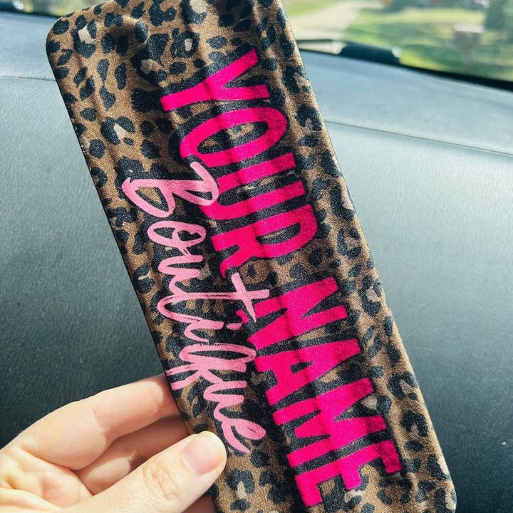 Southern Bliss Co. - Wholesale Drink Huggers & Koozies - Custom Leopard Slap Wrap Koozie0