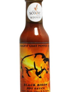 Angry Goat Pepper Co - Black Bison Hot Sauce for wholesale by Parker Family Foods, LLC
